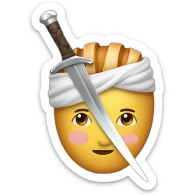 Épée croisée sticker