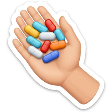 Handful of health sticker