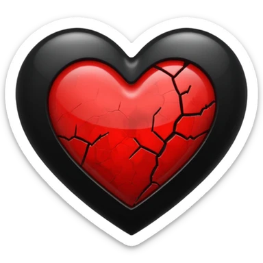 Black and red heart on fires, these are awesome can I get some option that are similar. The difference would be taking out the flame symbol in the middle  sticker
