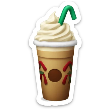 starbucks christmas drink sticker