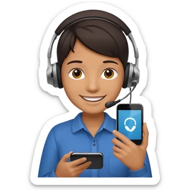 Earn money show by human with mobile sticker