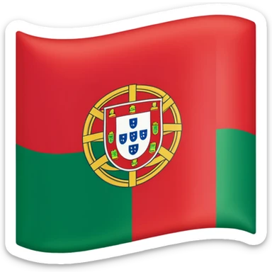 Portuguese flag sticker