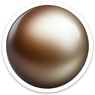 Pearl brown sticker