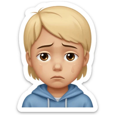 child with Shame - painful feeling from consciousness of guilt or dishonor sticker