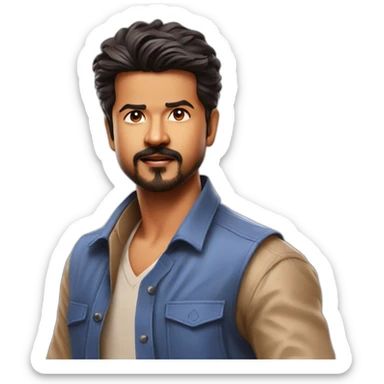 Thalapathy Vijay  sticker