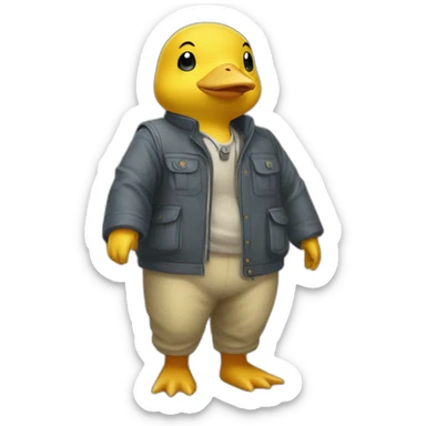 Psyduck outfit counsellor sticker