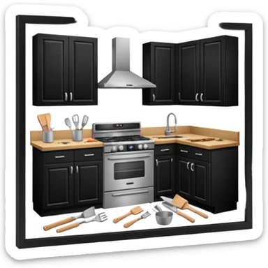 kitchen renovating sticker