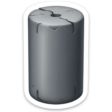 Stone cylinder  sticker