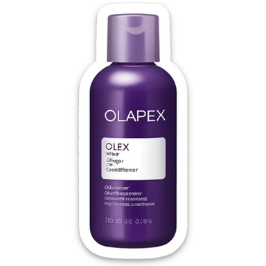 Olaplex Conditioner Dark purple bottle   sticker