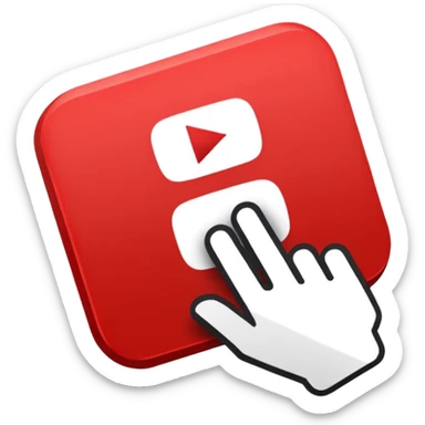 youtube logo play button animated you tube text sticker