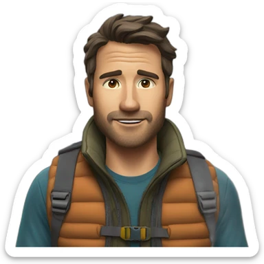 patagonia vest VC guy sticker