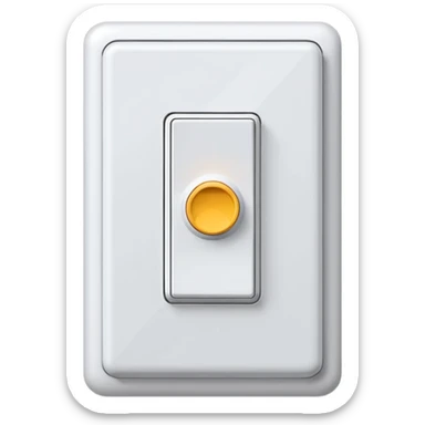 A wall-mounted light switch  sticker