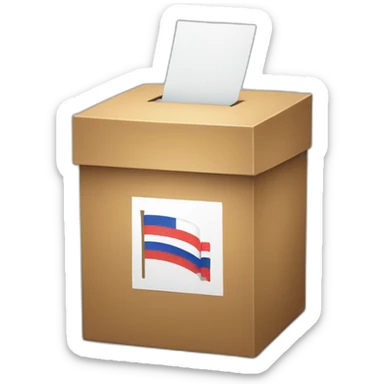 vote box sticker