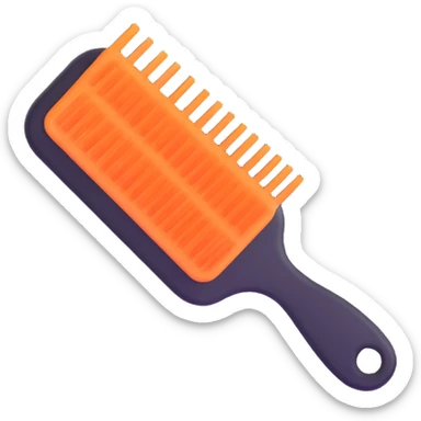 air cushion comb for hair with flexible base sticker