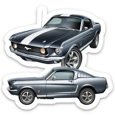 mustang  sticker