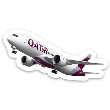 boeing 787 qatar airways sticker