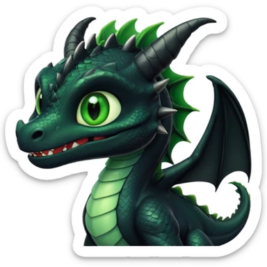 Toothless with white one sticker