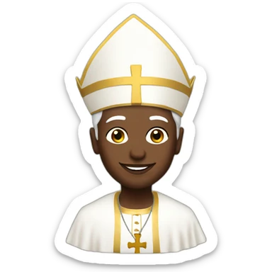 Pope bikini sticker