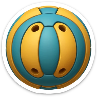 Mayan ball used in the ancient Mesoamerican ballgame sticker