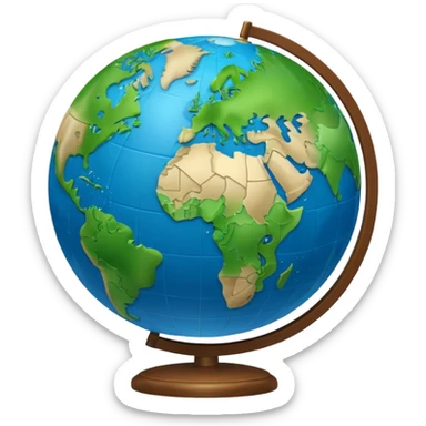 world globe emoji sticker