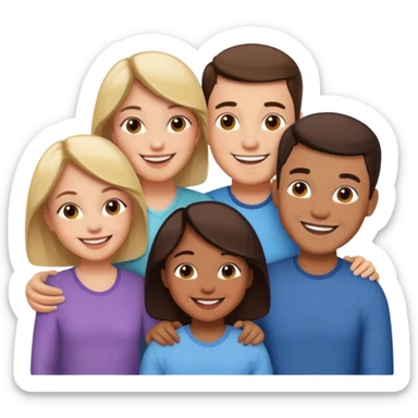 Eigene Familienbild sticker
