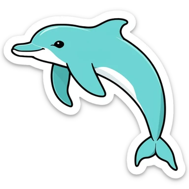 Dolphin sticker