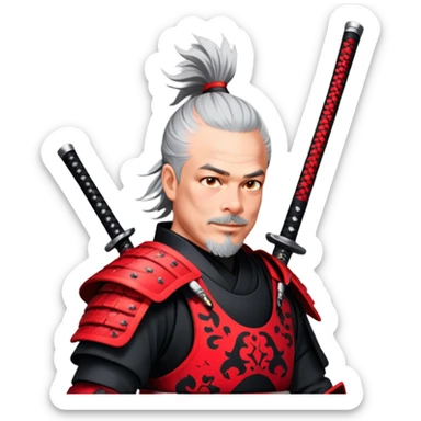 Daring Samurai sticker