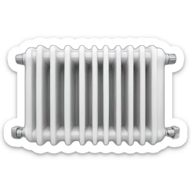 radiator heating sticker