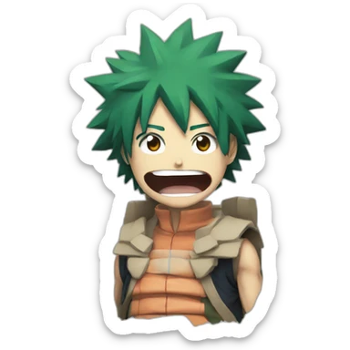 naruto avec deku sticker