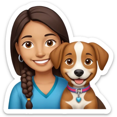 Prideful Guatemalan with a dog sticker