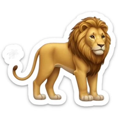 Lion Full Body sticker