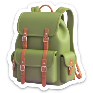 army backpack emoji sticker