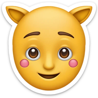 Mavi şapkalı emoji sticker