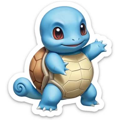 Squirtle from Pokémon sticker