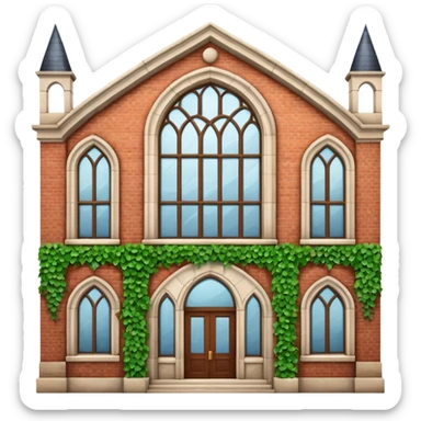 university building sticker