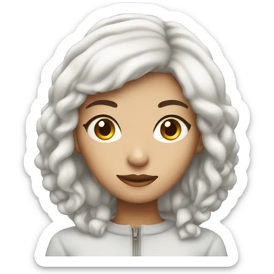 Cold read head girl  sticker