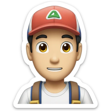 ash ketchum sticker