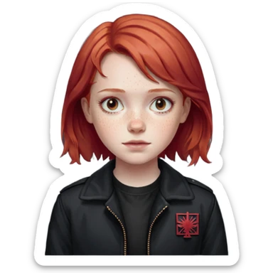 Girl Max stanger things 4 sticker