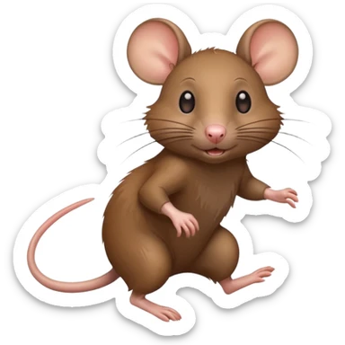 rat running sticker