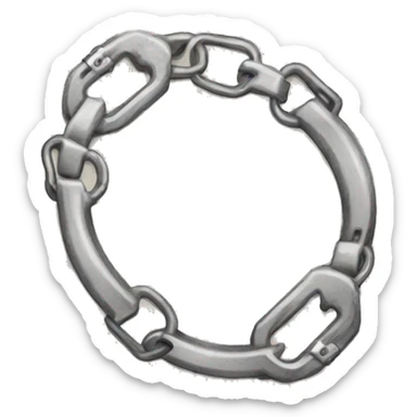 Handcuffs sticker