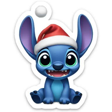 Stitch Christmas  sticker