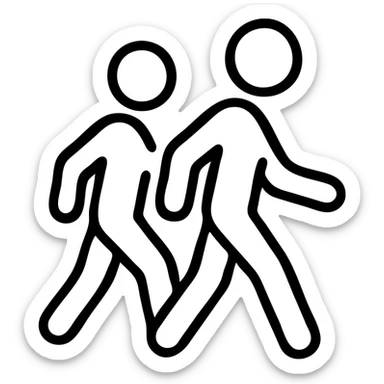 traffic people sticker