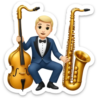 jazz music sticker