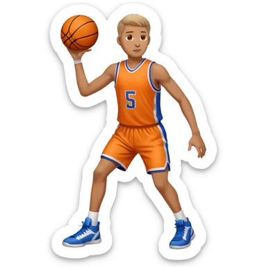 man basketball sticker