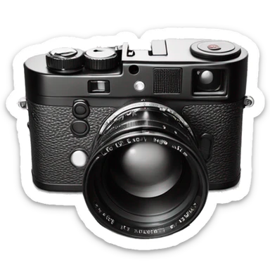Leica m11 Monochrom with Summicron 35 mm Black  sticker