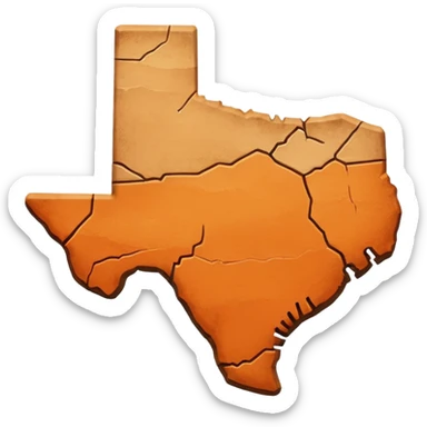 texas shape sticker