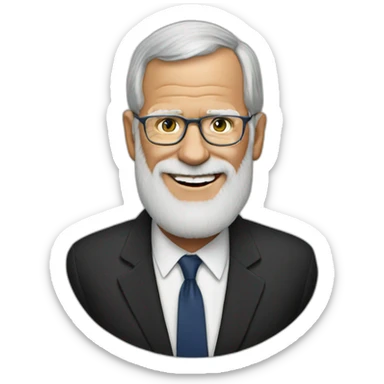 David letterman  sticker