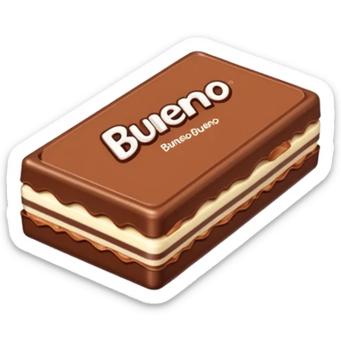 kinder bueno sticker
