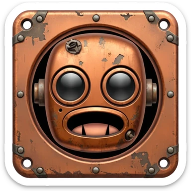 débrouillard ferraille cuivre  post apo survie loot gaming pas de personnage sticker