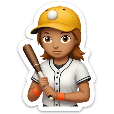 softball love sticker